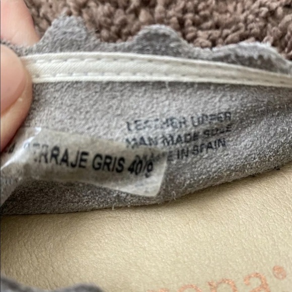 2 FOR $20 Macarena Elisa44 Scalloped FlatEspadrille Suede 40 - Picture 8 of 10